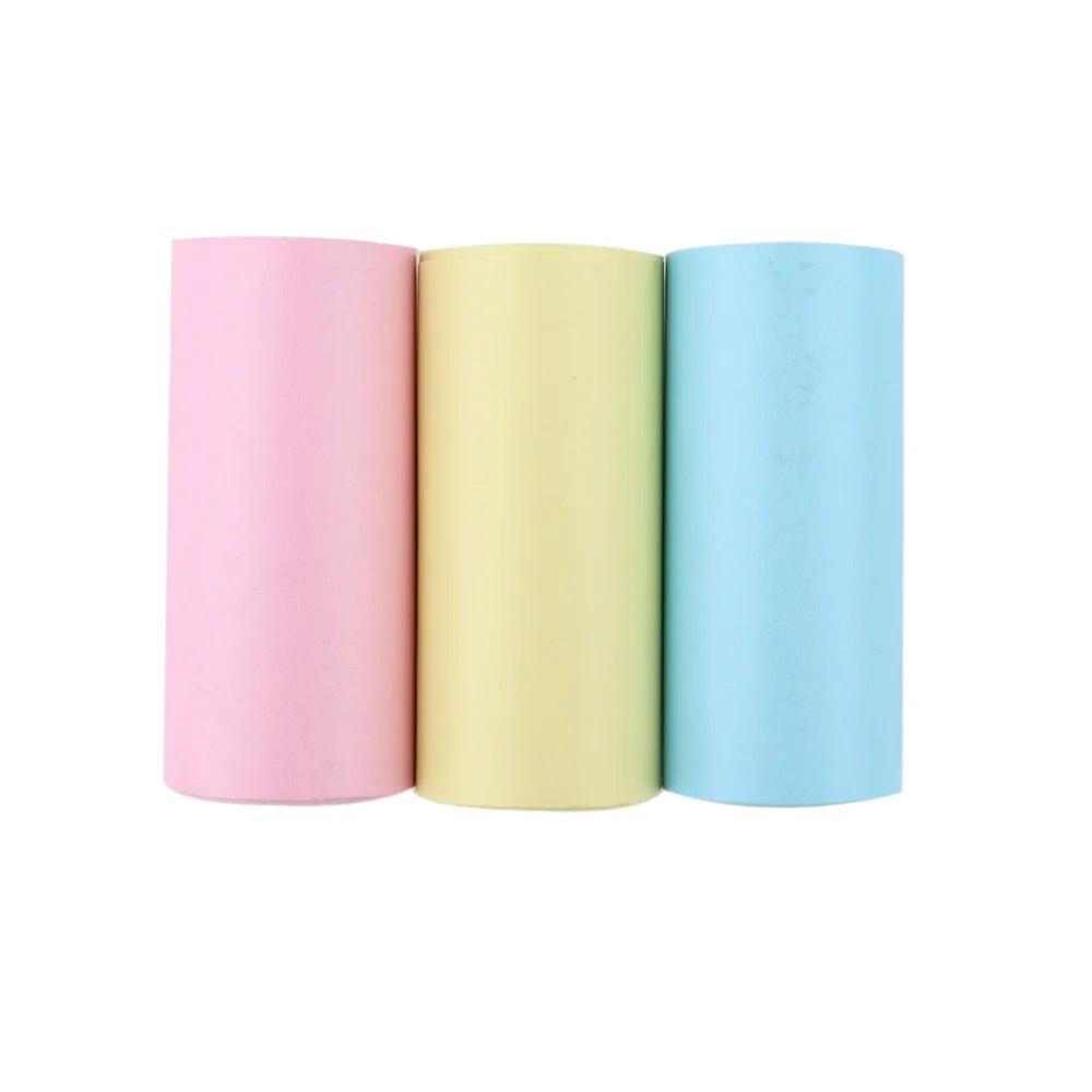 Rolo de Papel Térmico Ecológico Sem BPA para Câmeras Polaroid Infantis (57x25mm)