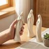 3D-gedruckte betende Jungfrau Maria Statue Minimalistische Jungfrau Maria Desktop-Skulptur Religiöse Umgebung