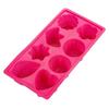 Jelly Mold 8 Compartments Silicone Fondant Flower Heart Pudding Cake Chocolate Mould Home Kitchen Reusable
