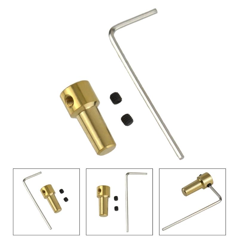 High Accuracy Motor Shafts Collet Sleeve Adapter Motor Shafts Adapter For JTO Collet Base 3.17mm Brass Tool Accessory