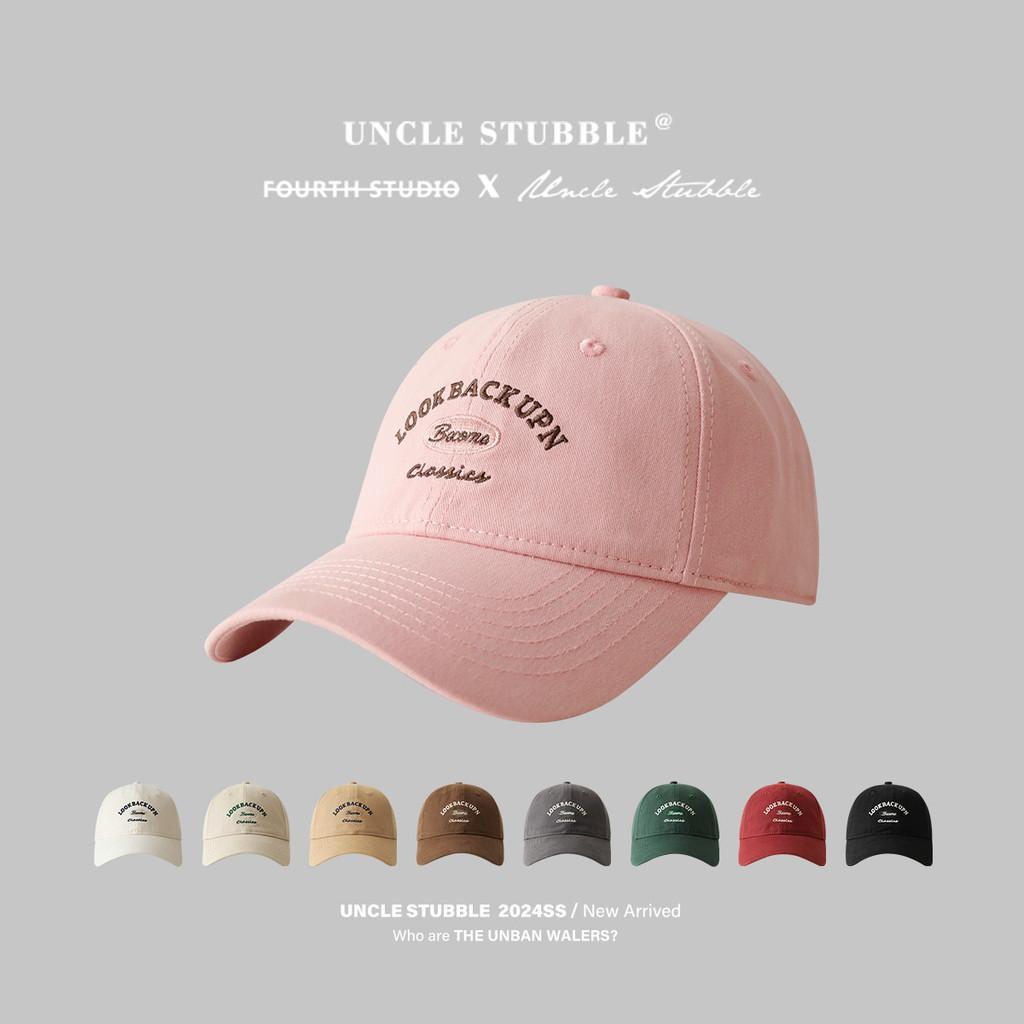 With Cap Baseball Look Back Upn Letter Embroidery For Men And Adjustable Women