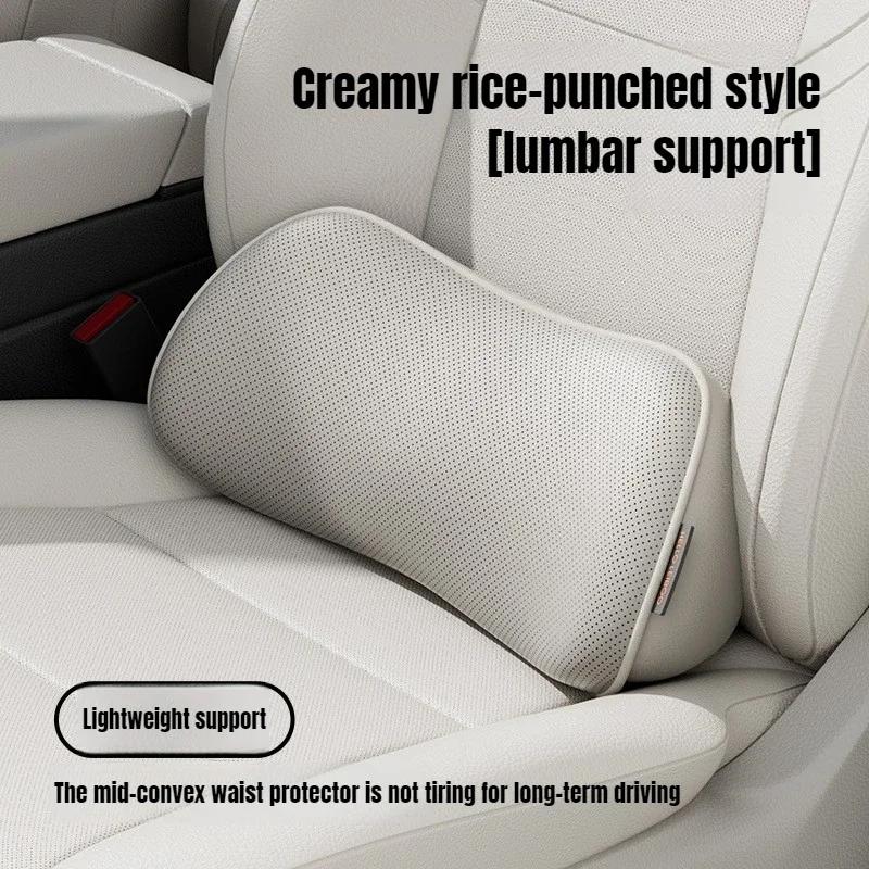 

New Soft Car Seat Lumbar Support Non-slip Car Back Cushion Lower Back Pillow for Long-Distance Driving Car Chair Wheelchair