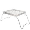 Stainless Steel Outdoor Barbecue Stove Folding Grill BBQ Camping Burning Firewood Stove