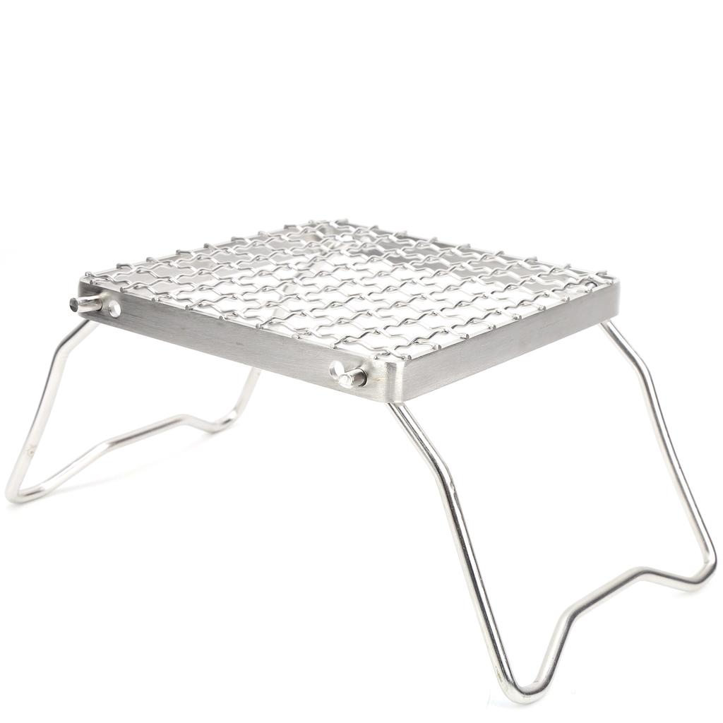 Stainless Steel Outdoor Barbecue Stove Folding Grill BBQ Camping Burning Firewood Stove