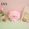 Decorative Hanging Ornament Cartoon Pig Plush Pendant for Backpacks, Stuffed Animal Bag Charm Schoolbag Decoration with Ball Chain, Soft Keychain
