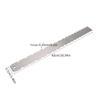 Guitar Neck Notched Straight Edge Ruler Guitar Fret Leveling Ruler Double Notched Straightedge Luthiers Tool Easy To Use