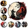 Pentru Samurai Yin Yang Stil Japonez Cerneală Ronin Autocolant Auto Impermeabil Desene Animate Decalcomanii Personalitate Rezistent la Zgârieturi Decor SH1220
