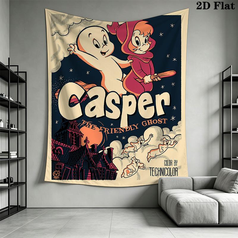 A Flying Broom Pattern Home Decor Tapestry, Wall Hanging, Decorative RV Wall Cloth.ZGT0914015