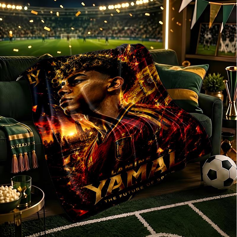 Spain's Ya-mal Celebration Blanket Lightweight Ideal Bedding Blanket Perfect for Travel, Camping, Living Rooms, Offices, Sofas, Fan Christmas Gift