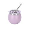 with Straw and Lid Argentine Yerba Mate Cup Double Wall Insulated Cups Portable Egg Cup  Office