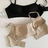 Reggiseno da donna comodo senza cuciture, sensazione "seconda pelle", supporto morbido, push-up, anti-caduta, senza ferretto, intimo per seno piccolo, senza coppe vuote