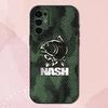 N-Nash Fishing Cool Phone Case For Samsung S24,S21,S22,S23,S30,Ultra,S20,Plus,Fe,Lite,Note,10,9,5G Black Soft Shell