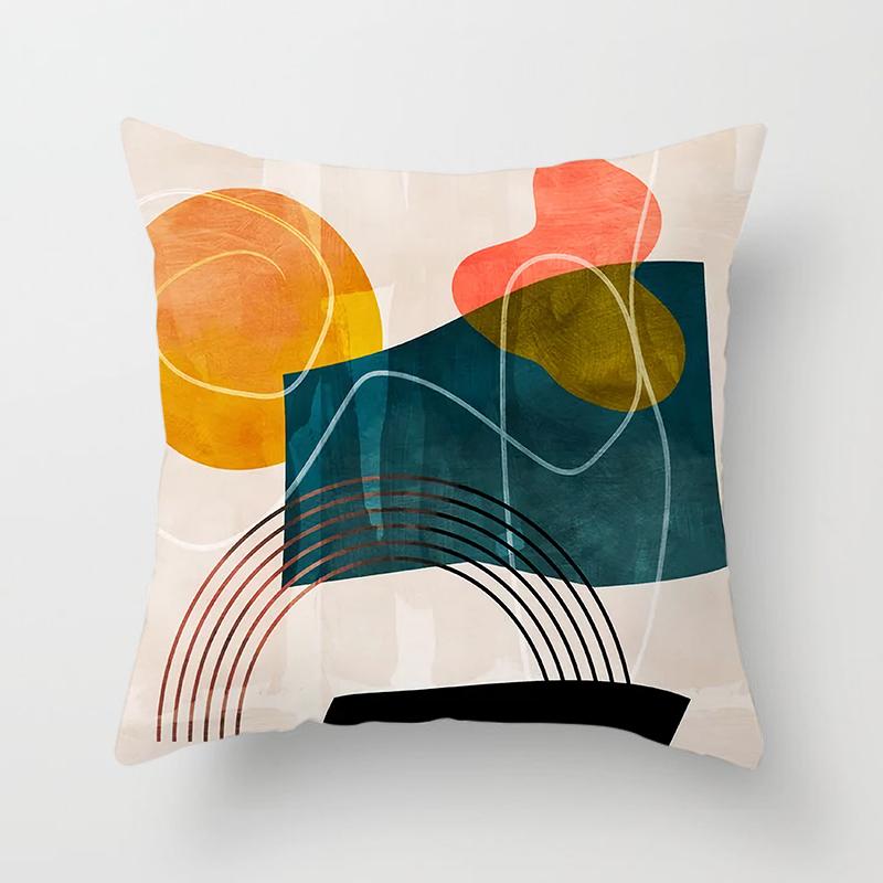 Printing Pillow Covers Decorative Car Sofa Cushion Cover Bed Pillowcase Bohemia Pillows Home Decor Pink Throw