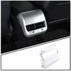 Silver Rear Air Vent Outlet Cover Trim Frame Accessories For 17-21 Tesla Model 3