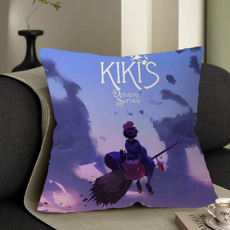 Anime KKikis DDelivery service Pillow Anime Pillow Sofa Bed Head Pillow Cover Cushion Cover x cm Fashion