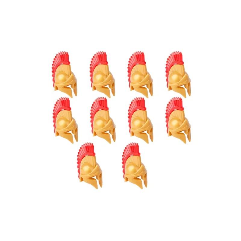 MOC Three Kingdoms Building Blocks Accessories Soldier Weapons Military Shield Sword Helmet Shoulder Armor Wings Mini Brick Toy