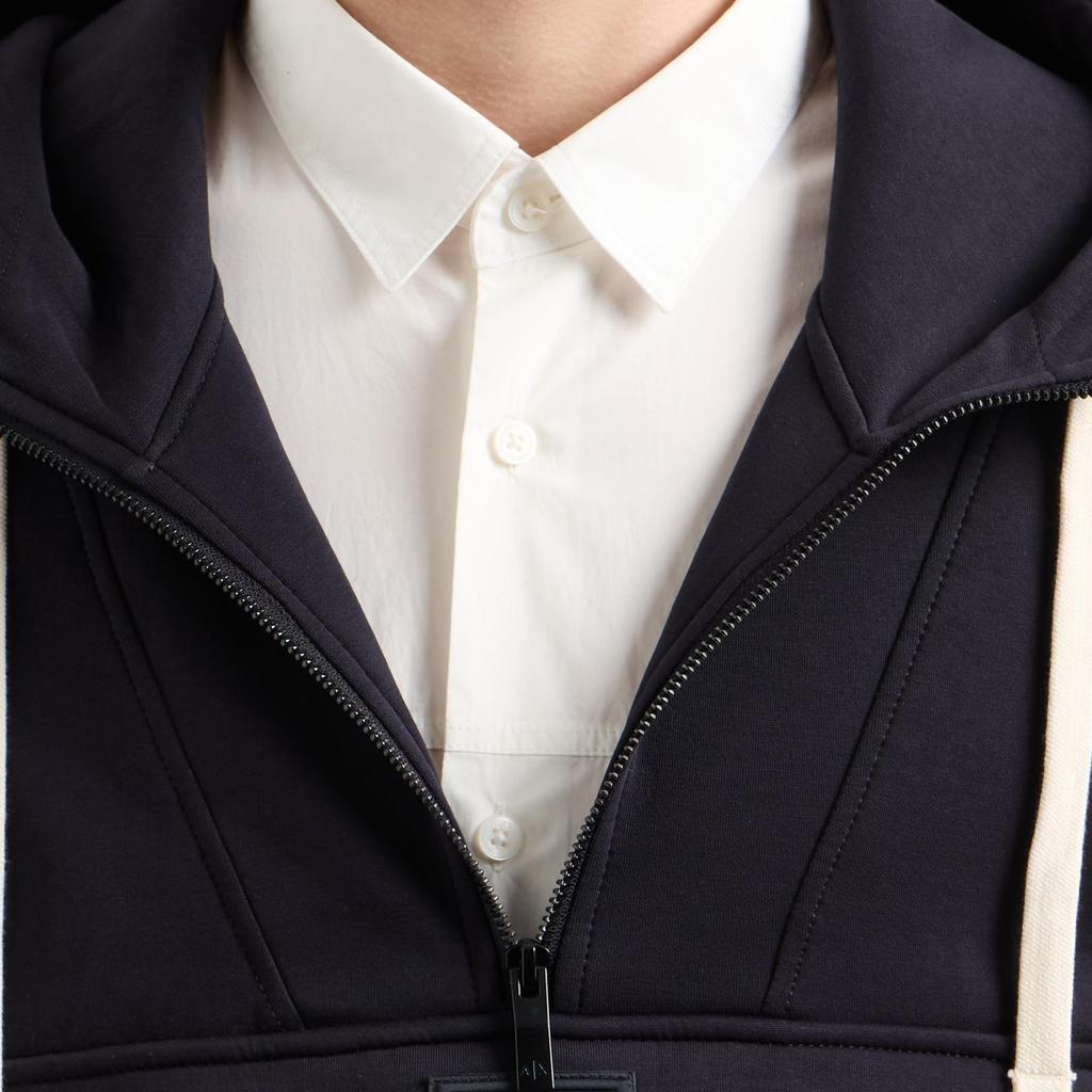 Armani Exchange Regular Fit Plain Satin Shirt Men Shirts White XM000374-AF12994-U0009