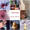 Metal Sheep Eye Self-Tapping Screw with Ring Hook Pendant for Key and Toy