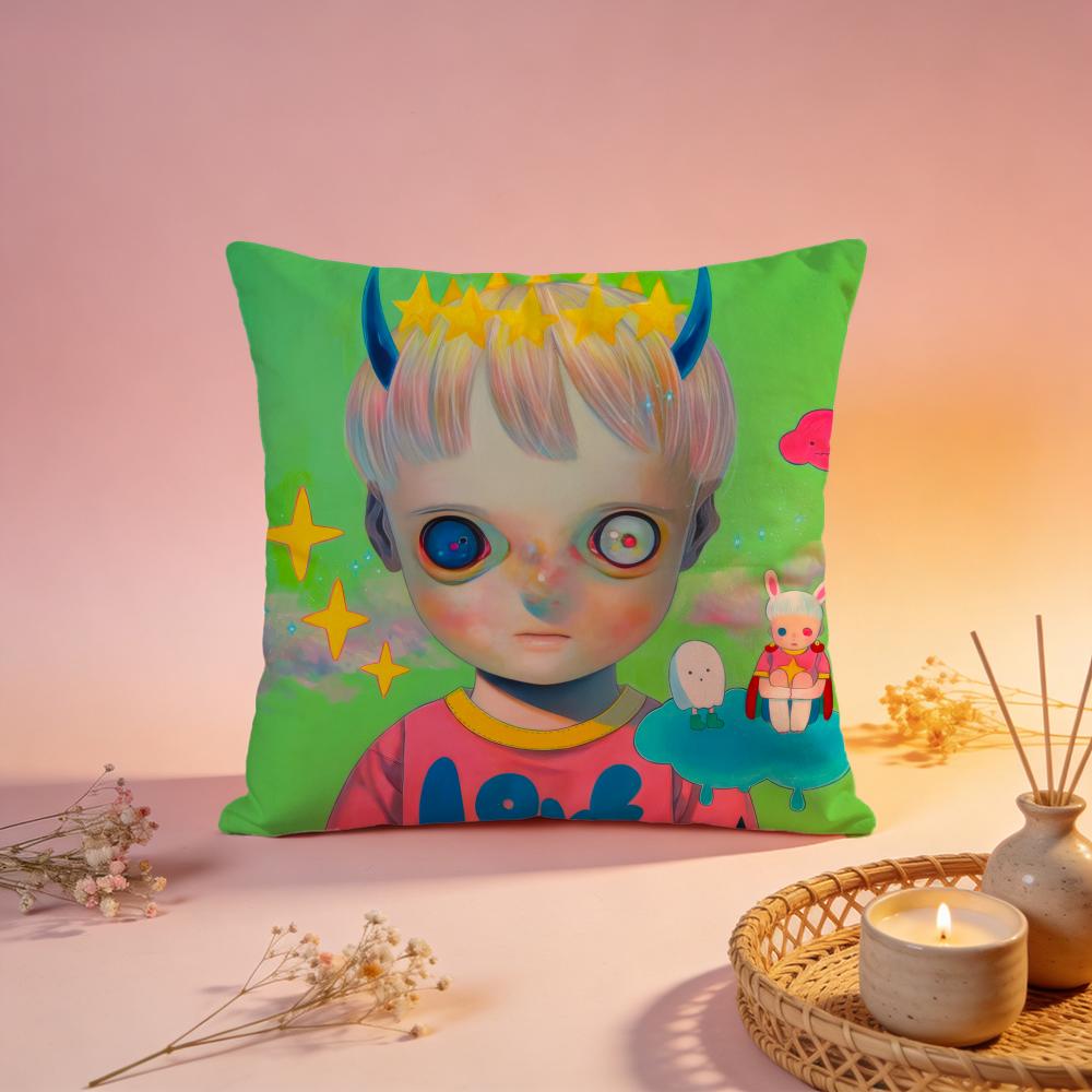 Stylish HHikari Shimodaable Cushion Cover Comfortable Durable Pillow Cover MultiScene for Home Office Car Sofa