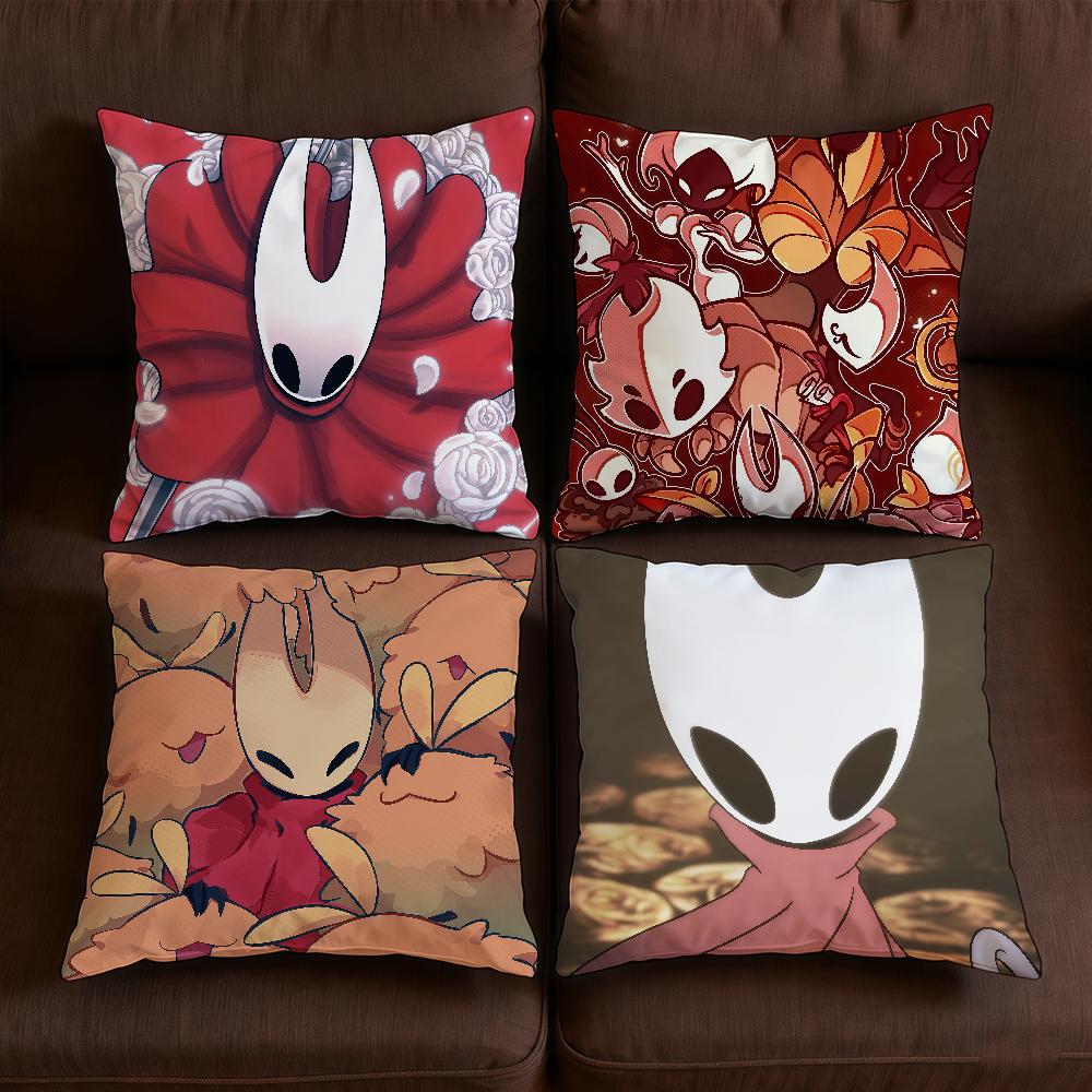 Cushion Cover Square Hollow Decorative Throw Silksong Pillow Case Knight Sofa Bed Car Living Room Birthday Anniversary Gifts