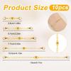 Set of 10 Magnetic Jewelry Clasps for DIY Bracelets with Chains