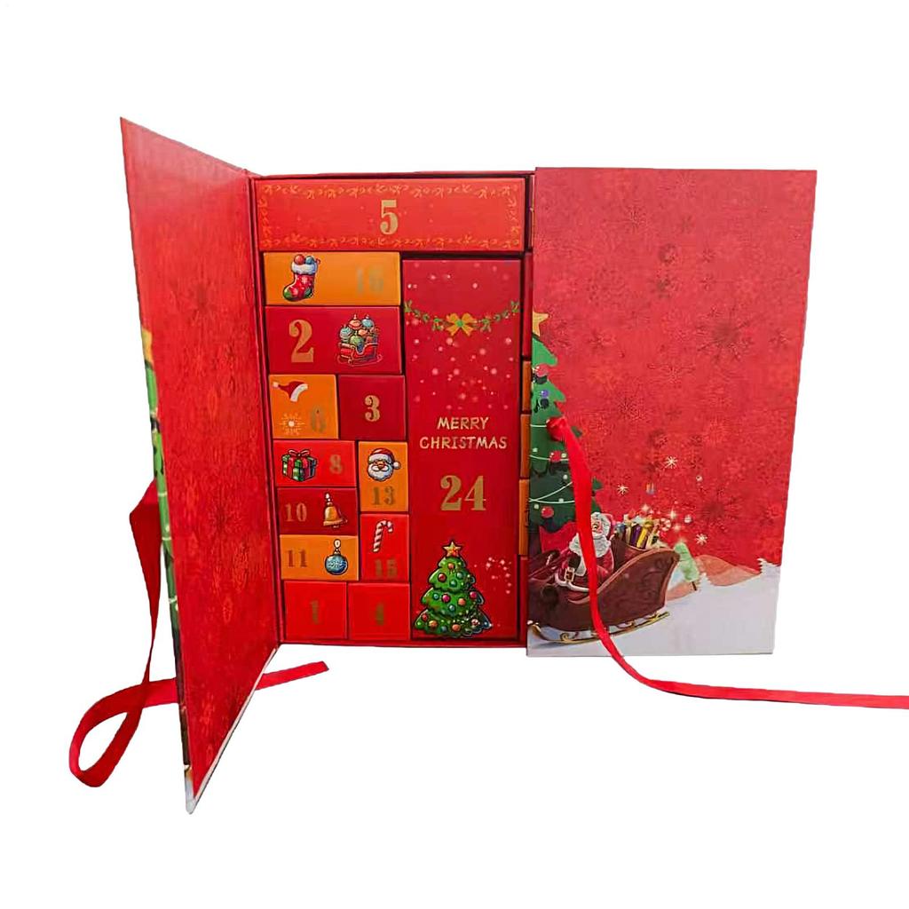 24-Day Christmas Calendar Advent Box Christmas Calendar Advent 2025 Printed Collectible Box For Teen Women Men Girls Boys
