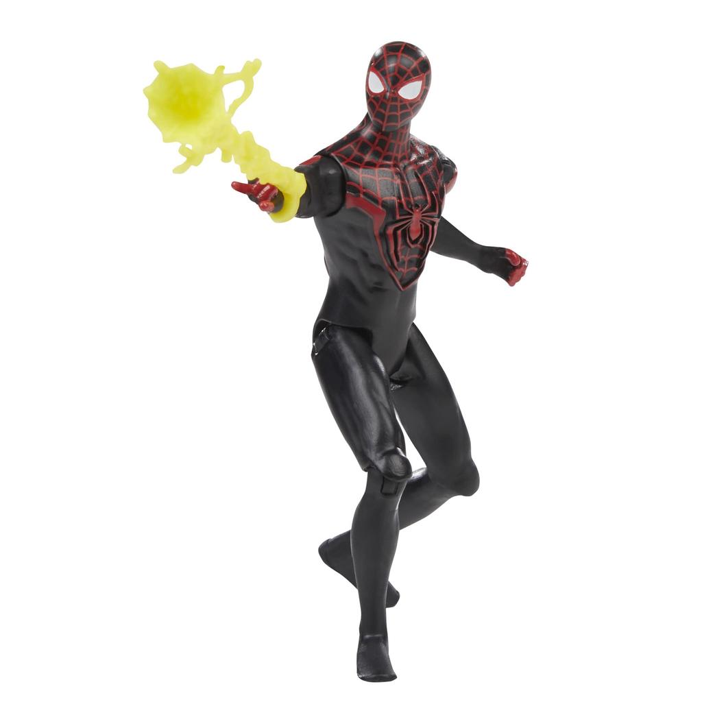 Hasbro Spider-Man MARVEL Epic Hero Series Miles Morales Action Figure, 4-inch (10 cm) with Accessories, Ages 4 and Up, F6974, Authentic