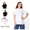 Women's Oversized Plain T-Shirt Summer 8384-036 HC