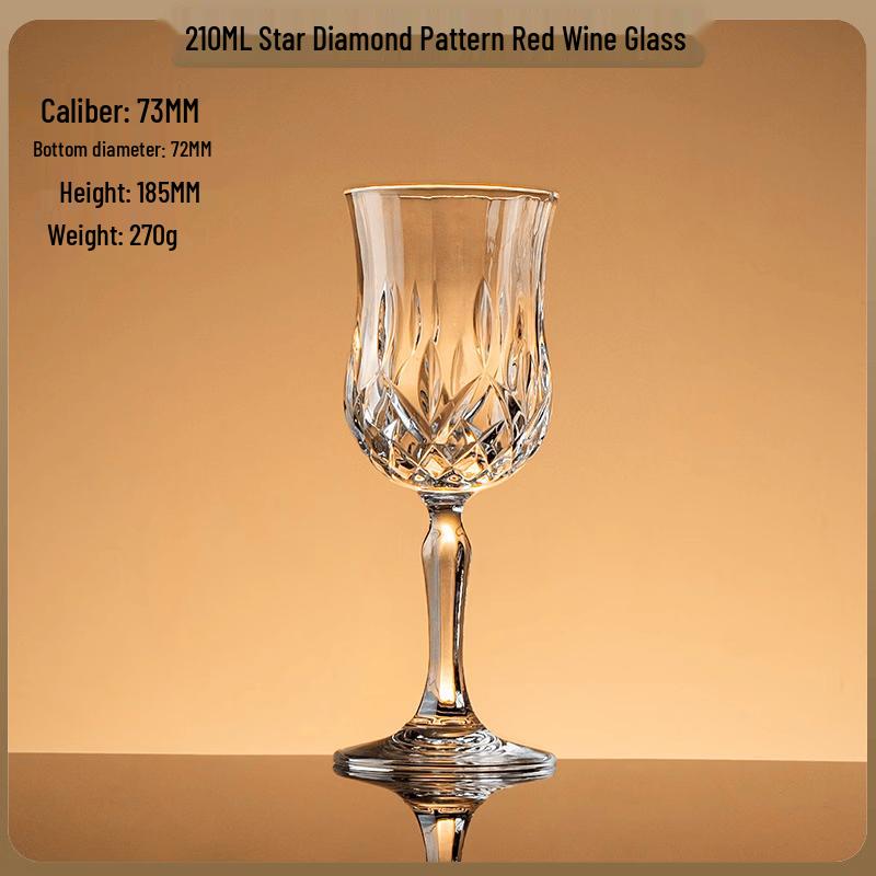 

Vintage Carved 210ml Wine Glass