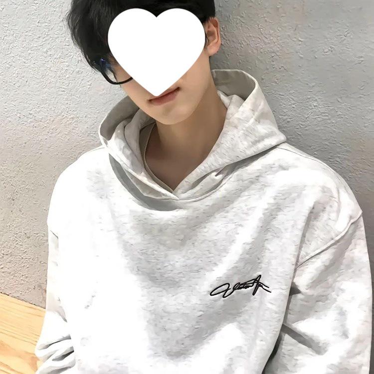 Unisex Oversized Black Letter Embroidered Hoodie - Heavyweight Cotton for Autumn/Winter L