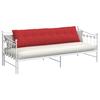 Back Cushion Red 200 x 19 x 50 cm Fabric