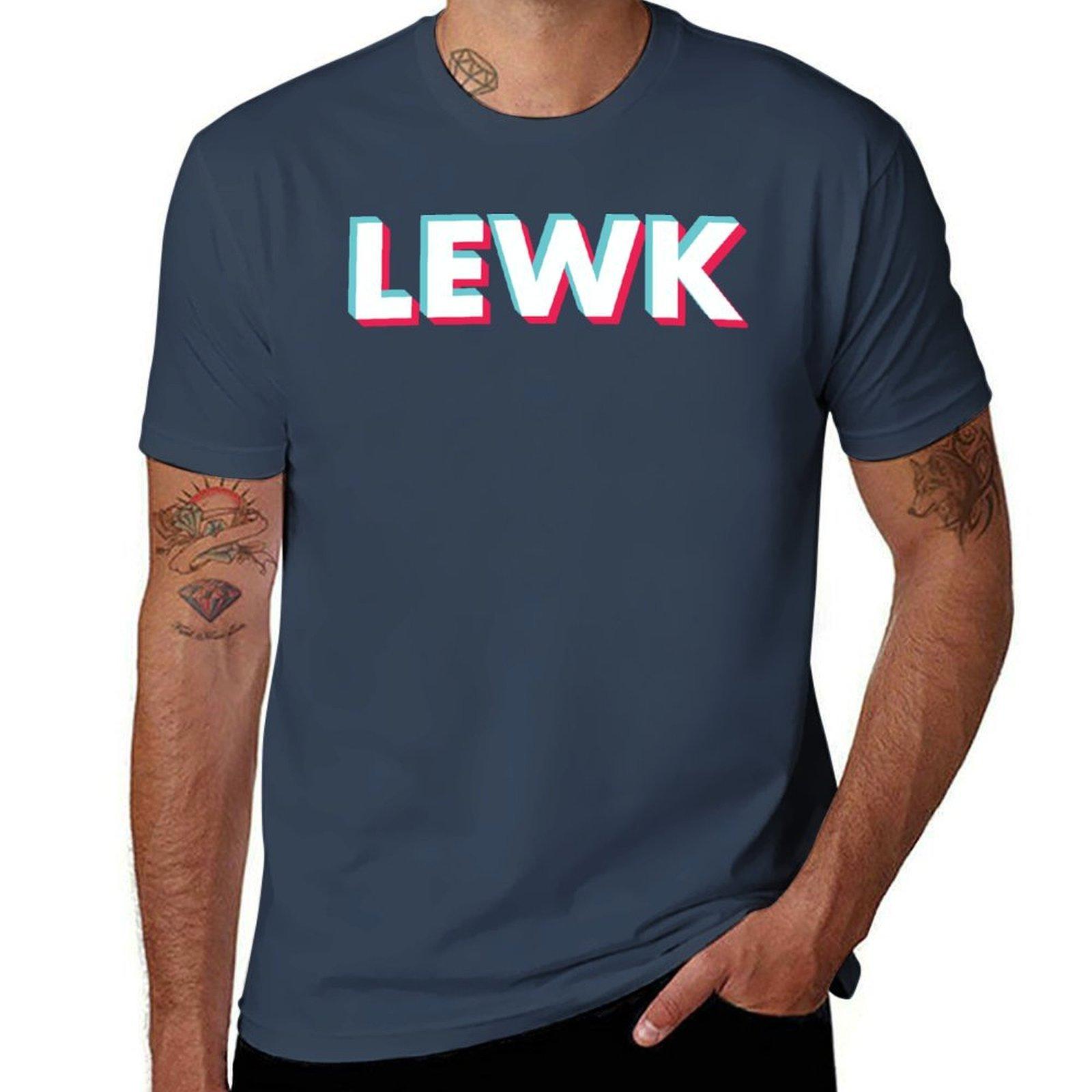 Lewk Glitch White TShirt t shirts for man slim fit t shirts for man pack cotton TShirt S