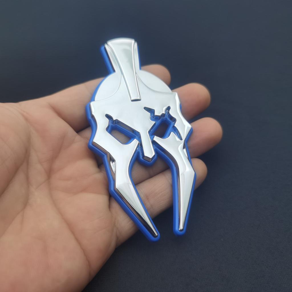 3D Metal Car Front Grille Badge Side Fender Rear Trunk Emblem Badge Decals Motorcycle Sticker Styling Accessories