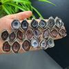 Natural Quartz Crystal Handmade 925 Sterling Silver Plated Mexico Druzy Agate Geode Charm Pendants for Energy Purification
