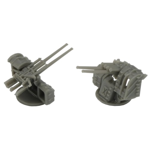 Fine Molds 1/700 Nano Dread Series Type 89 12.7cm Anti-Aircraft Gun Plastic Model Parts WA13