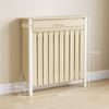 93 x 88.5cm Rustic-Look Radiator Cover - Oak