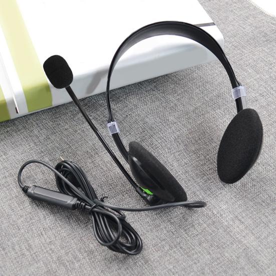 440 kablet hodetelefon bred kompatibilitet Komfortabel iført ABS USB støyreduksjon Stereo Gaming Headset for datamaskin