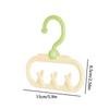 Dopamine Double-Row Hat And Coat Hook Anti-Slip Wardrobe Stand For Hanging Bags And Storing Items In The Household Wardrobe