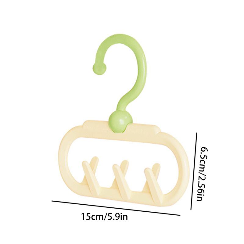 Dopamine Double-Row Hat And Coat Hook Anti-Slip Wardrobe Stand For Hanging Bags And Storing Items In The Household Wardrobe