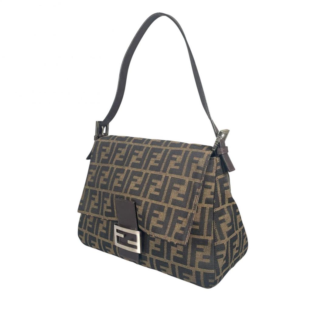 FENDI Mamma bucket Handbag Brown Women used