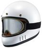 Marushin Motorcycle Matte 52002420 F Goggles, Gray,
