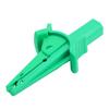 Insulated Test Clamp Safe 20mm Opening Current Test Clip with 4mm Banana Socket for Car Trucks Electrical ProjectsGreen