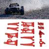RC Car Suspension Arm Aluminum Alloy Front Rear Suspension Arm Steering Cup Rear Axle Holder Set Upgraded Parts for MJX 14210 14209 1Celsius14 RC Car
