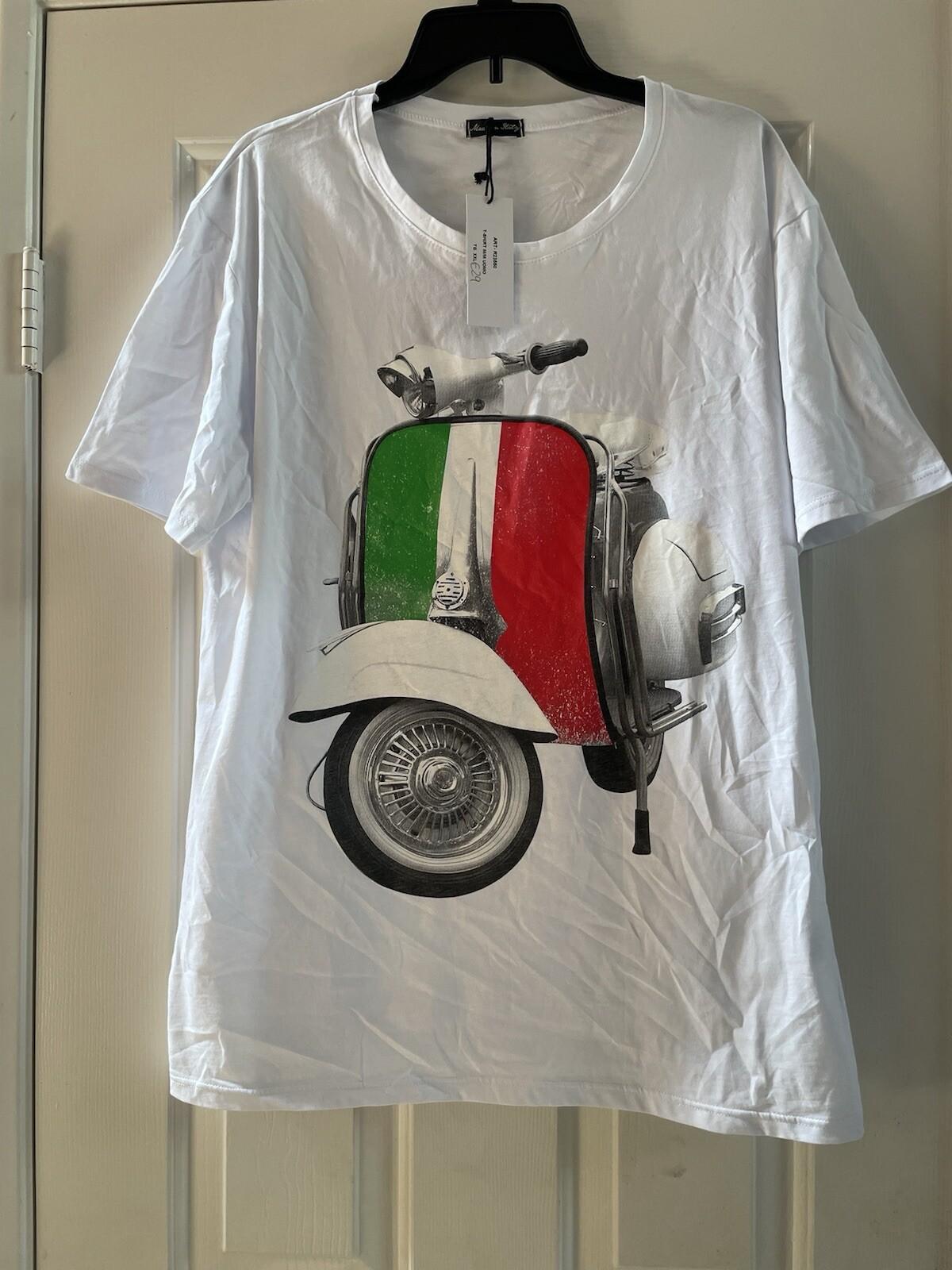 Dodicipuntosette Women’s Shirt XXL Gray European Scooter Italian Minibike Raw He S