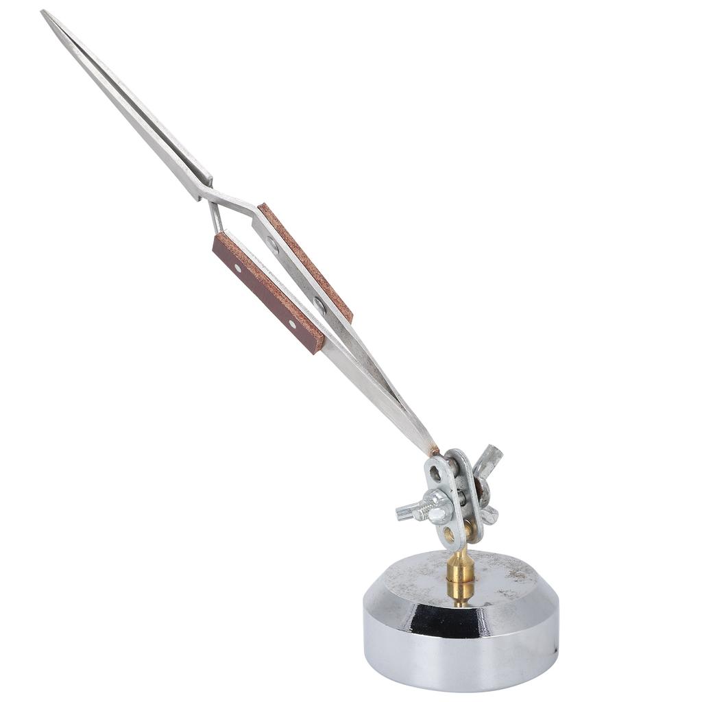 Third Hand Stand with Tweezer Jewelry Welding Straight Curved Tip Craft SuppliesStraight