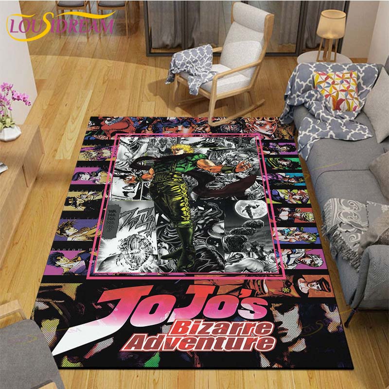 

Японське аніме JoJo Bizarre Adventure Підлога Нековзкий килим Килимок для кімнати Кухня Ванна підлога Водонепроникний килимок 40cm x 120cm