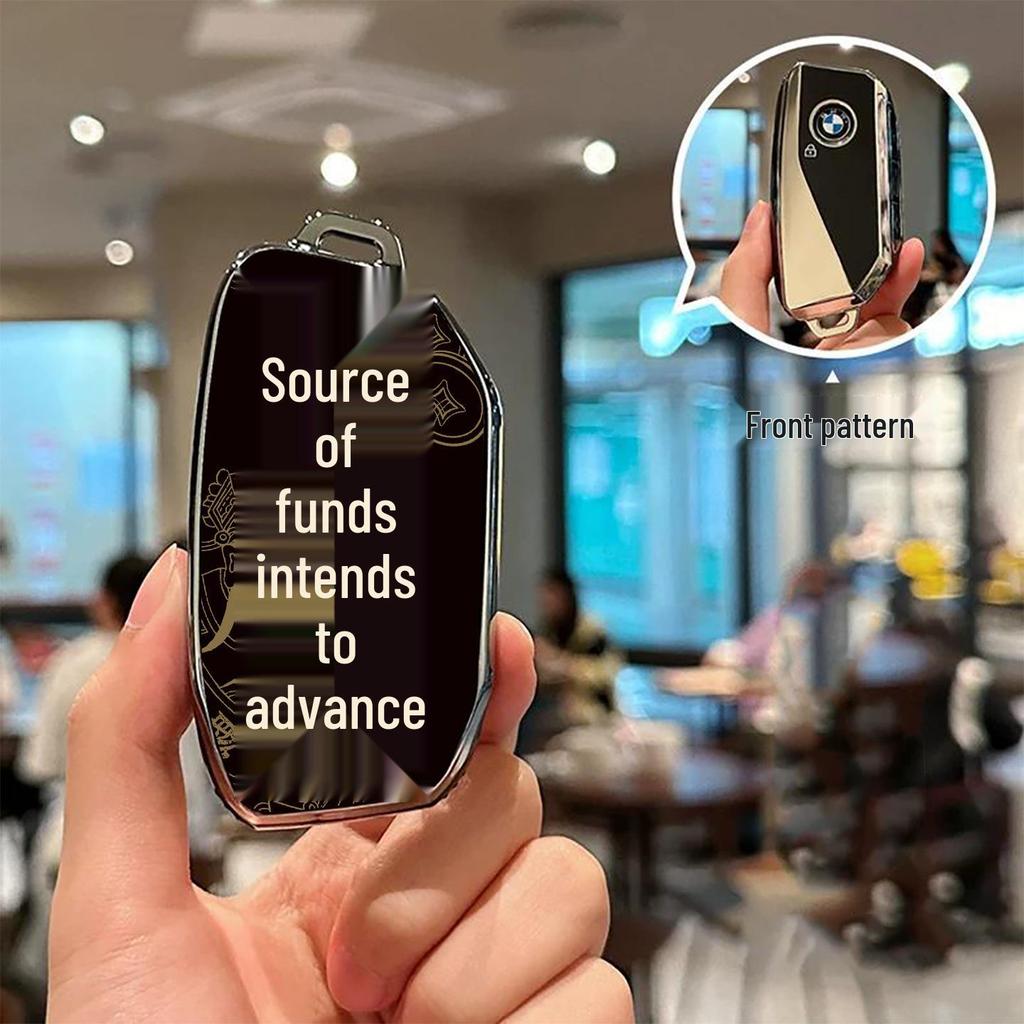 Compatible Key Covers for BMW 3, 5, 7 Series, X3, X5, X6, X7, I3, I5, Blade, 530, and 320li.