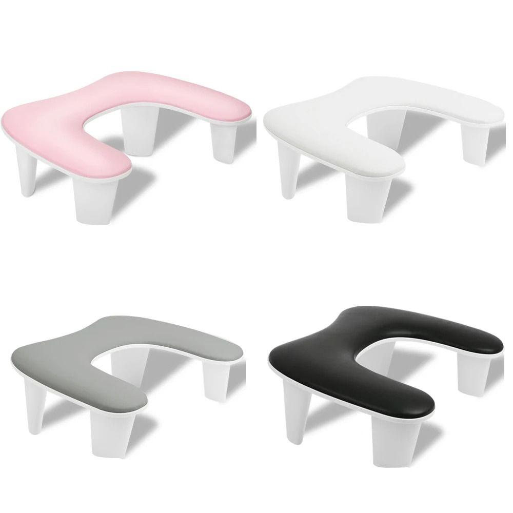 Height Adjustable U-Shaped Nail Arm Rest PU Surface Manicure Hand Rest Cushion  Nails Tech