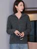 Women's Versatile Wool Half-Zip Stand Collar Sweater - Long Sleeve Knitwear for Autumn and Winter