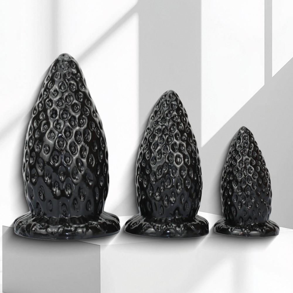 Strawberry Buttplugs Anal Beads Balls Cunt Plug Dilatador Anal Plug Sex Toys Small And Big Huge Anal Plug Toys For Women Men